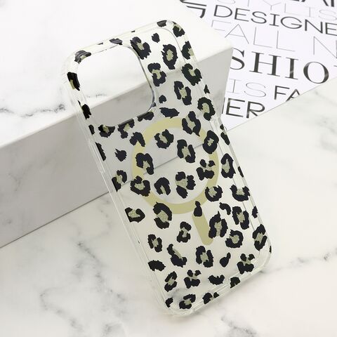 Zastitna futrola LEOPARD MagSafe - iPhone 15 Pro Max (6.7) crna (MS).