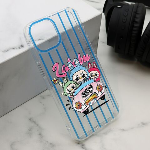 Zastitna futrola print PARTY - iPhone 13 (6.1) plava LBB004 (MS).