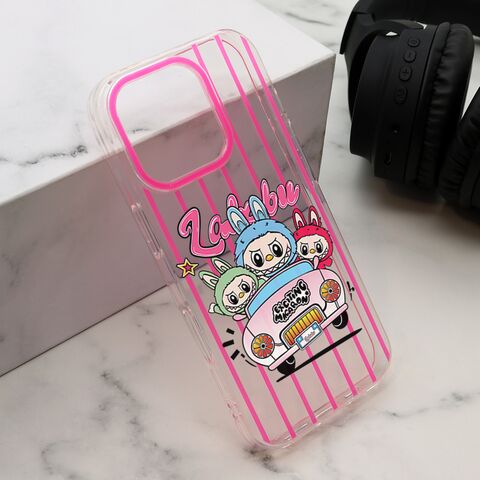 Zastitna futrola print PARTY - iPhone 16 Pro (6.3) pink LBB004 (MS).