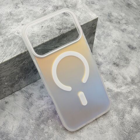 Zastitna futrola HOLOGRAM - iPhone 17 Pro Max (6.9) bela (MS).