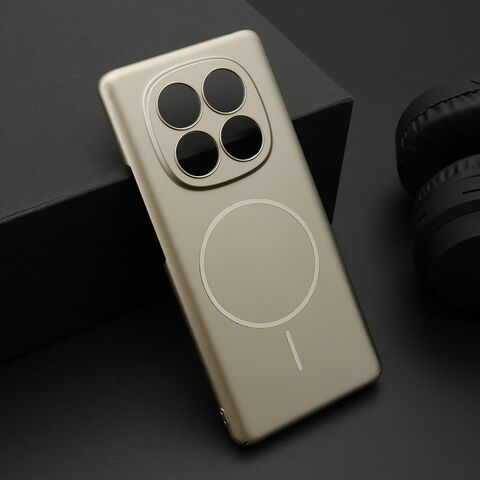 Zastitna futrola PURE mat MagSafe - Xiaomi Redmi Note 14 Pro 4G (Global) zlatna (MS).