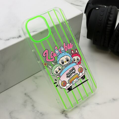 Zastitna futrola print PARTY - iPhone 13 (6.1) zelena LBB004 (MS).