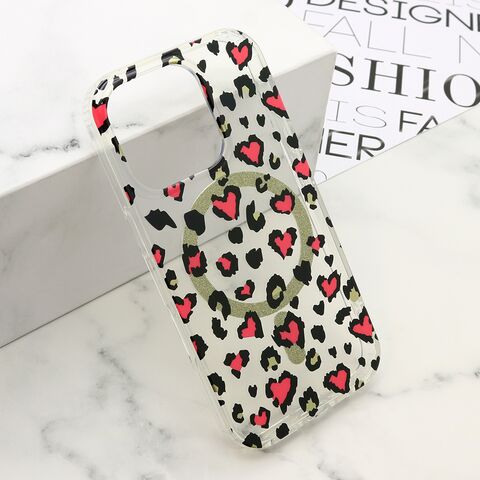 Zastitna futrola LEOPARD MagSafe - iPhone 16 Pro (6.3) roze (MS).