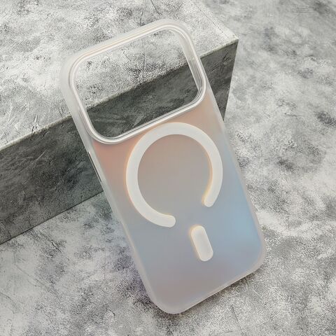 Zastitna futrola HOLOGRAM - iPhone 17 Pro bela (MS).