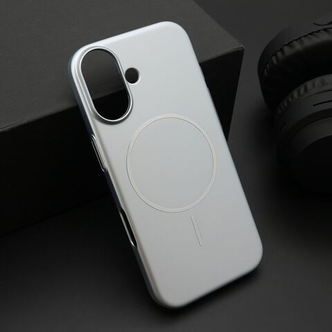 Zastitna futrola PURE mat MagSafe - iPhone 17 srebrna (MS).