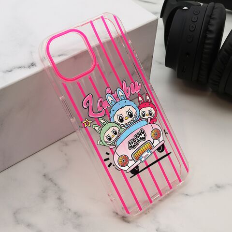 Zastitna futrola print PARTY - iPhone 14 (6.1) pink LBB004 (MS).