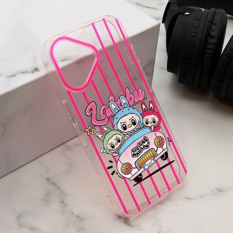 Zastitna futrola print PARTY - iPhone 16 (6.1) pink LBB004 (MS).