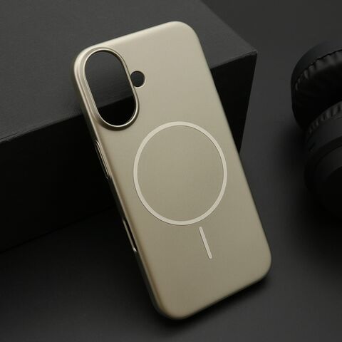 Zastitna futrola PURE mat MagSafe - iPhone 16 (6.1) zlatna (MS).