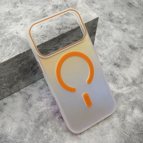 Zastitna futrola HOLOGRAM - iPhone 17 Pro Max (6.9) narandzasta (MS).