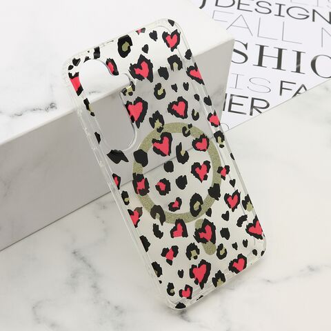 Zastitna futrola LEOPARD MagSafe - Samsung S931 Galaxy S25 5G roze (MS).