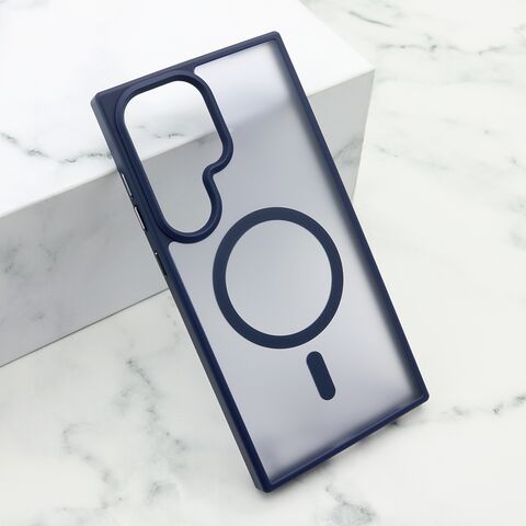 Zastitna futrola SILKY MAGSAFE mat - Samsung S928 Galaxy S24 Ultra 5G plava (MS).