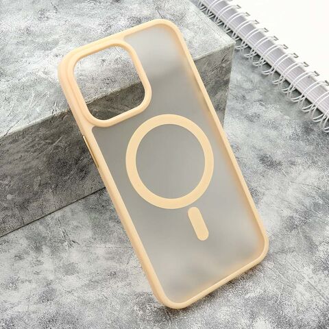 Zastitna futrola SILKY MAGSAFE mat - iPhone 14 Pro Max (6.7) roze (MS).