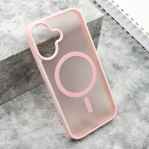 Zastitna futrola SILKY MagSafe mat - iPhone 17 roze (MS).