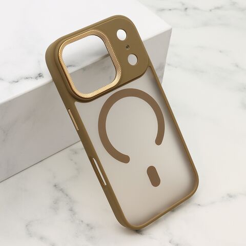 Zastitna futrola SILKY MagSafe II - iPhone 17 Pro braon (MS).