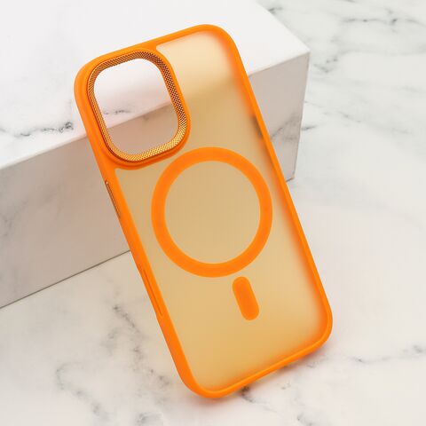 Zastitna futrola SILKY MagSafe II - iPhone 17 narandzasta (MS).