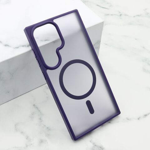 Zastitna futrola SILKY MAGSAFE mat - Samsung S928 Galaxy S24 Ultra 5G ljubicasta (MS).