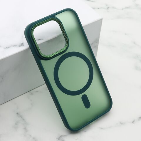 Zastitna futrola SILKY MAGSAFE II - iPhone 15 Pro (6.1) zelena (MS).