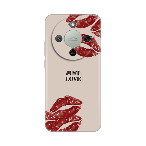 PRINT silikonska futrola skin (ultra tanka) - Huawei Honor Magic 8 Lite Just Love.