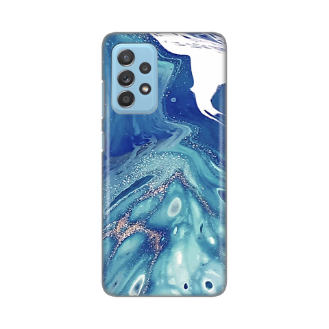PRINT silikonska futrola - Samsung A525 Galaxy A52 4G/A526 Galaxy A52 5G/A528B Galaxy A52s 5G Blue Marble.