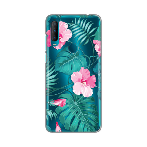 PRINT silikonska futrola skin (ultra tanka) - Alcatel 1S (2020)/A1 Alpha 20 Tropical Florals.