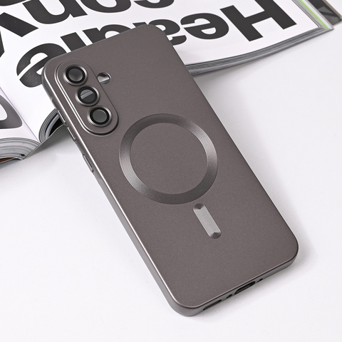 Zastitna futrola Magsafe Chrome - Samsung A566 Galaxy A56 siva.