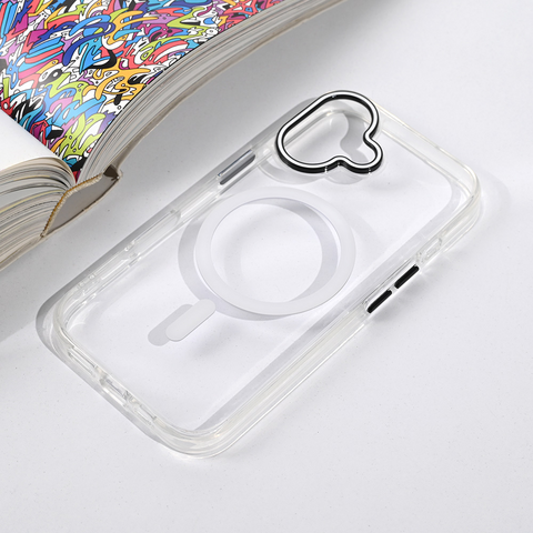 Zastitna futrola Magsafe Color Pop - iPhone 16 6.1 bela.