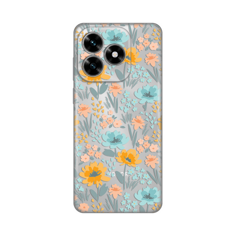 PRINT silikonska futrola skin (ultra tanka) - Huawei Honor X5c Plus Lovely Flowers.