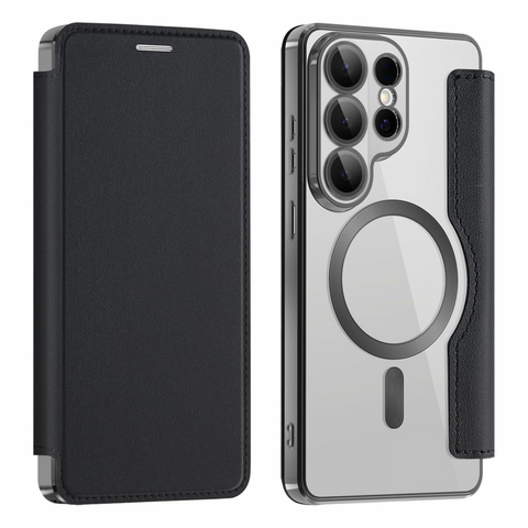 Zastitna futrola Magsafe Lux bi fold (na preklop) - Samsung S948 Galaxy S26 Ultra crna.