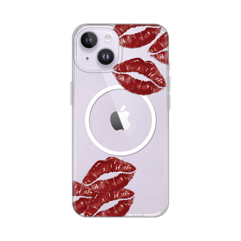 Zastitna futrola print Magsafe - iPhone 13/14 6.1 Kisses.