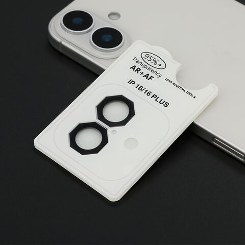 Folija za zastitu kamere OCTAGON - iPhone 16 (6.1)/16 Plus (6.7) crna (MS).