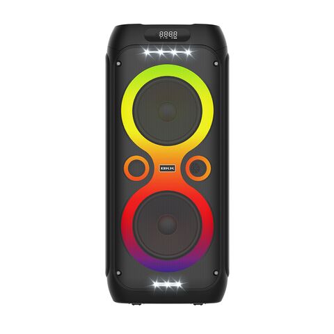 Zvucnik bluetooth BKK K8001A sa dva mikrofona crni (MS).