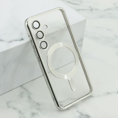 Zastitna futrola CAMERA PROTECT MagSafe - Samsung S921 Galaxy S24 5G srebrna (MS).