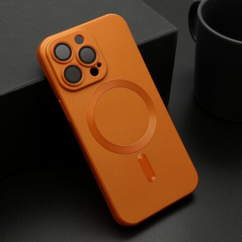 Zastitna futrola ELEGANT MAGSAFE - iPhone 13 Pro (6.1) narandzasta (MS).