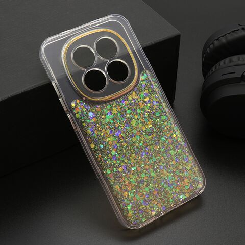 Zastitna futrola CRYSTAL GLOW - Xiaomi Redmi Note 15 Pro 5G narandzasta (MS).