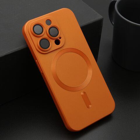 Zastitna futrola ELEGANT MAGSAFE - iPhone 15 Pro (6.1) narandzasta (MS).