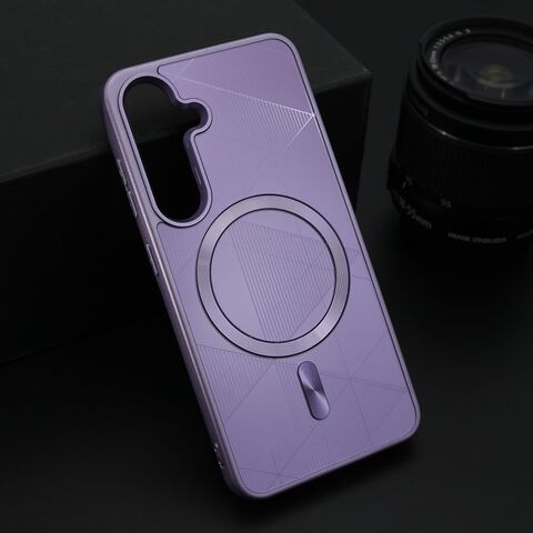 Zastitna futrola ZEN SHIELD MagSafe - Samsung S921 Galaxy S24 5G ljubicasta (MS).