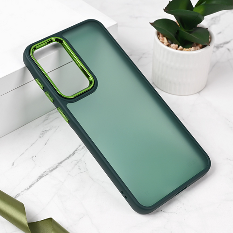Zastitna futrola Shining Camera - Samsung A566 Galaxy A56 5G tamno zelena.