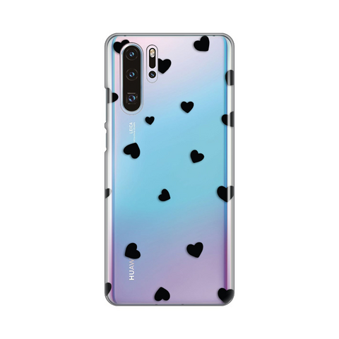PRINT silikonska futrola skin (ultra tanka) - Huawei P30 Pro Hearts.
