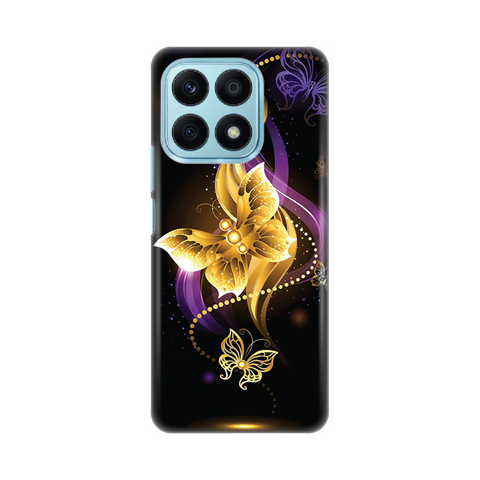 PRINT silikonska futrola skin (ultra tanka) - Huawei Honor X8a Golden butterfly.