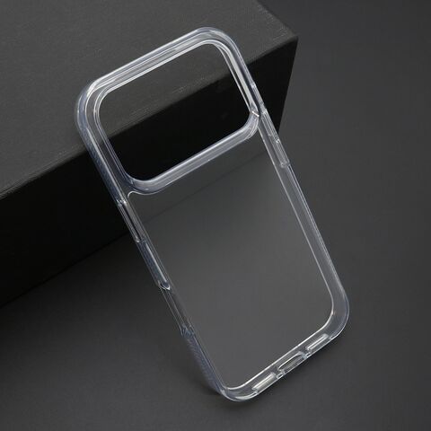 Zastitna futrola COLOR Okvir za iPhone 17 Pro srebrna (providna) (MS).