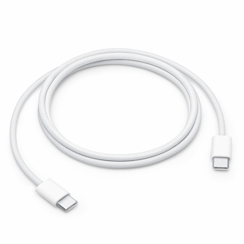 Data kabl L - iPhone 15-17 60W Type C na Type C beli 1m.