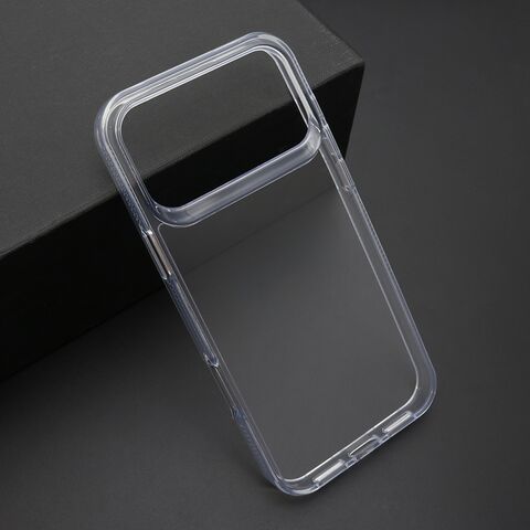 Zastitna futrola COLOR Okvir za iPhone 17 Pro Max (6.9) srebrna (providna) (MS).