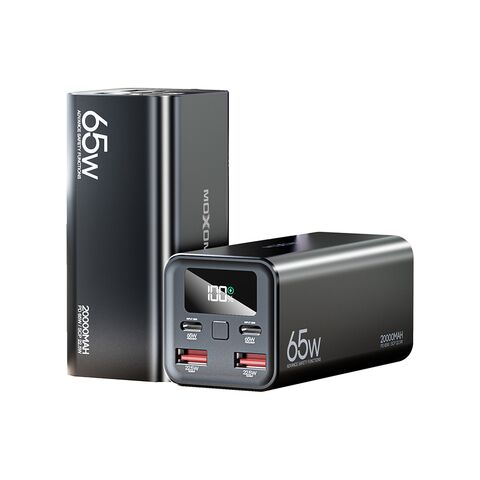 Back Up baterija (univerzalna) Moxom MX-PB72 PD65W+ QC22.5W 65W 20000mAh crni (MS).