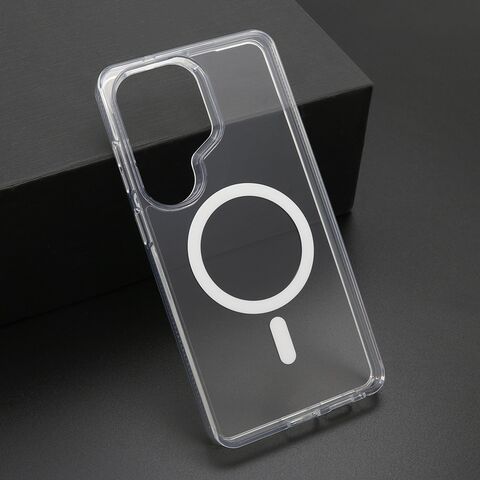 Zastitna futrola COLOR okvir MagSafe - Samsung S948 Galaxy S26 Ultra 5G srebrna (providna) (MS).