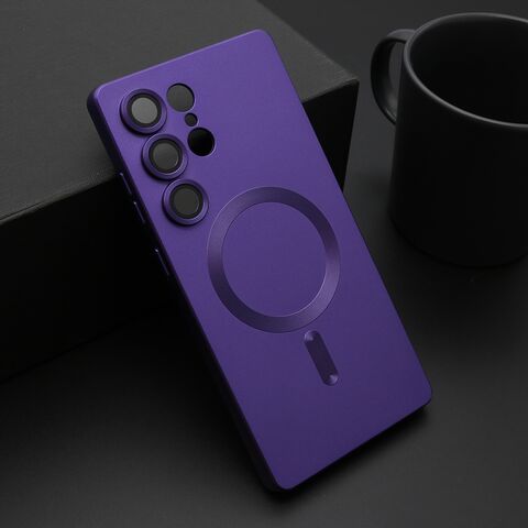 Zastitna futrola ELEGANT MAGSAFE - Samsung S938 Galaxy S25 Ultra 5G ljubicasta (MS).