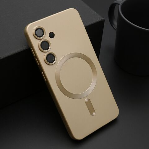 Zastitna futrola ELEGANT MAGSAFE - Samsung S931 Galaxy S25 5G zlatna (MS).