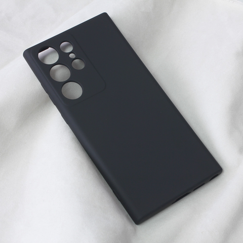 Zastitna futrola Teracell Soft Velvet - Samsung Galaxy S23 Ultra crna.