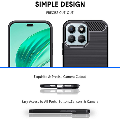 Zastitna futrola Defender Safeguard - Honor X7d 4G/400 Smart 5G crna.