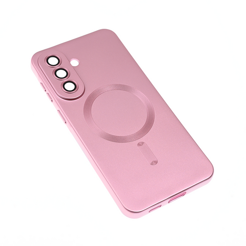 Zastitna futrola Magsafe Chrome - Samsung A376 Galaxy A37 roze.