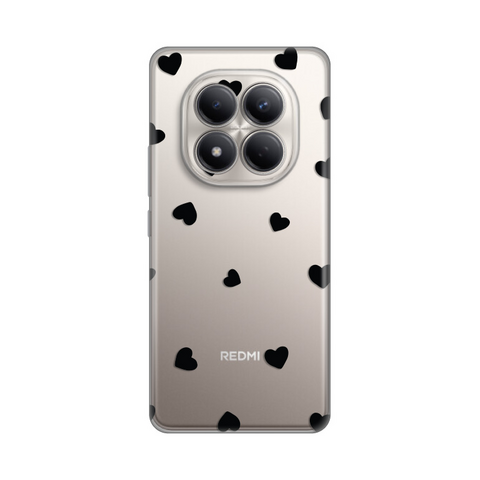 PRINT silikonska futrola skin (ultra tanka) - Xiaomi Redmi Note 15 Pro 4G Hearts.